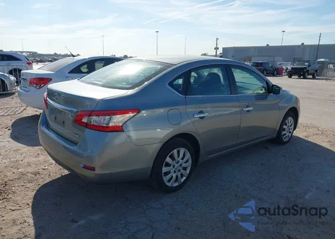 2014 Nissan Sentra Sv from USA, damaged, VIN 3N1AB7APXEY326424